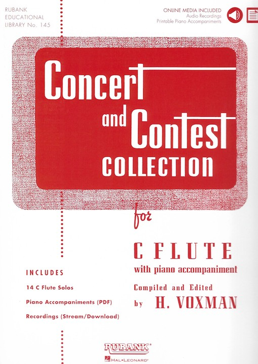 Various :: Concert and Contest Collection: Flute - Solo Book with Audio (Piano PDF)