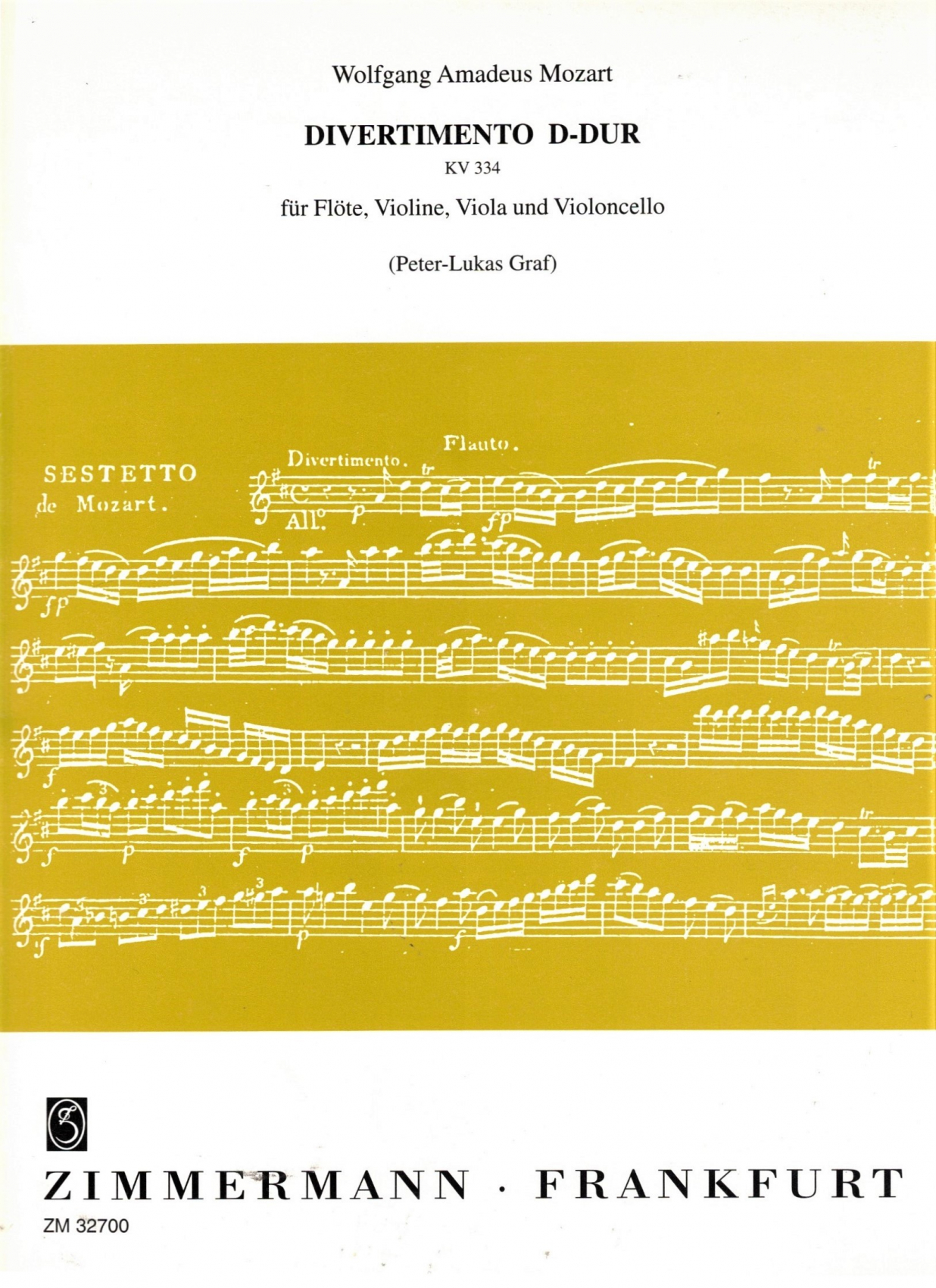 Mozart, WA :: Divertimento D-Dur KV 334 [Divertimento in D major K. 334]