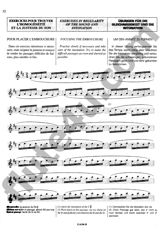 Beaumadier, J-L :: Exercices pour la flute piccolo [Exercises for the Piccolo]