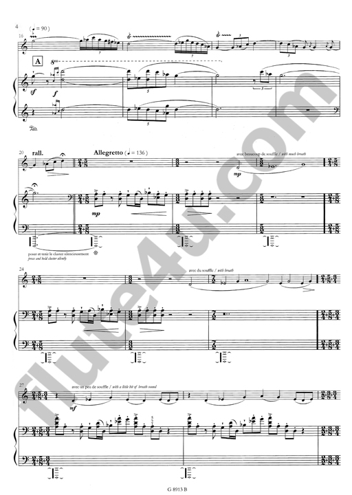 Rhapsodie japonaise opus 48 Flute Page 2