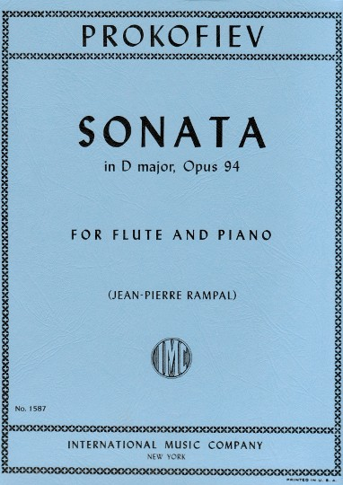 Prokofiev, S :: Sonata in D major, op. 94