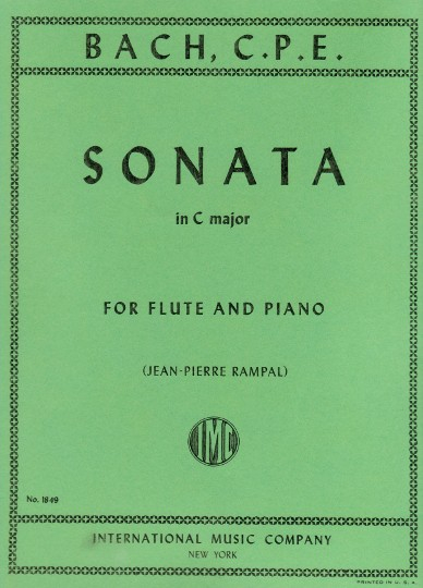 Bach, CPE :: Sonata in C Major