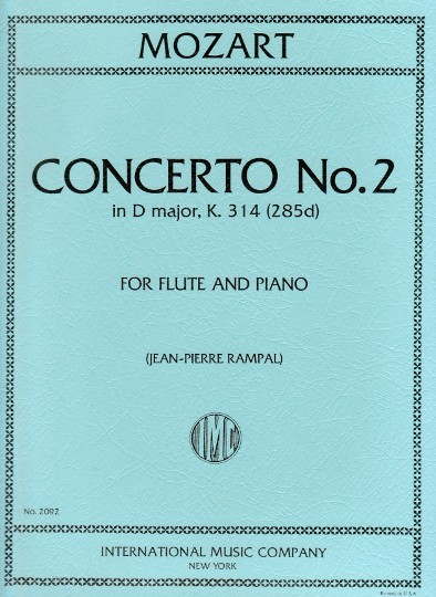 Mozart, WA :: Concerto No. 2 in D major, K. 314 (285d)