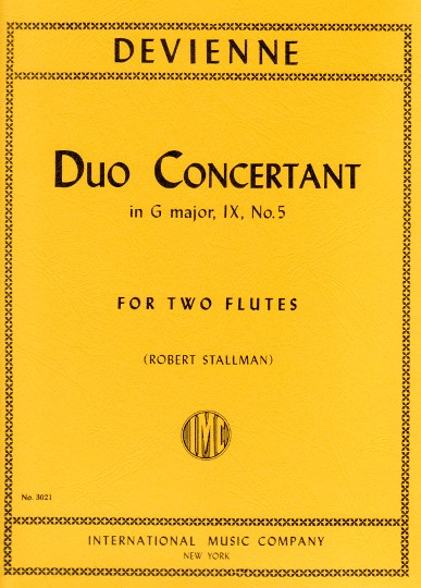 Devienne, F :: Duo Concertant in G major, IX, No. 5