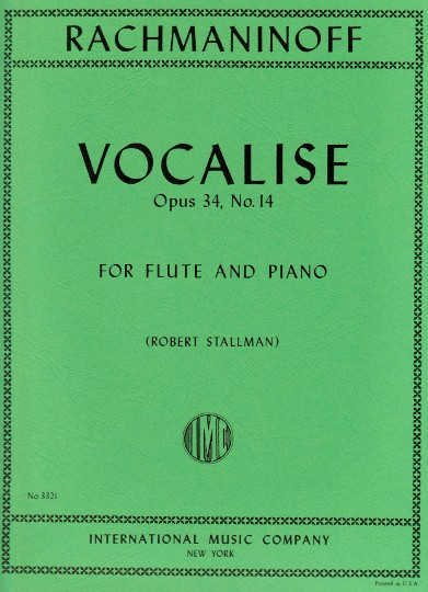 Rachmaninoff, S :: Vocalise op. 34, No. 14