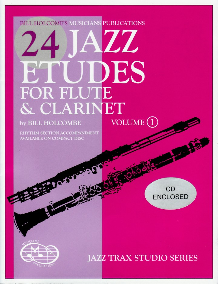 Holcombe, B :: 24 Jazz Etudes for Flute & Clarinet - Volume 1