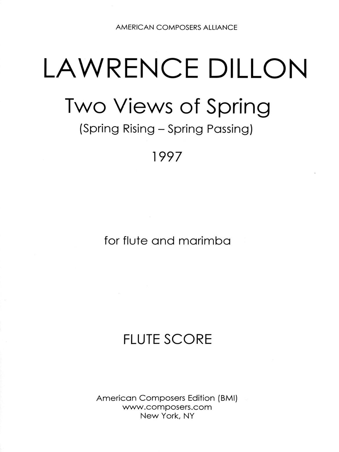 Dillon, L :: Two Views of Spring
