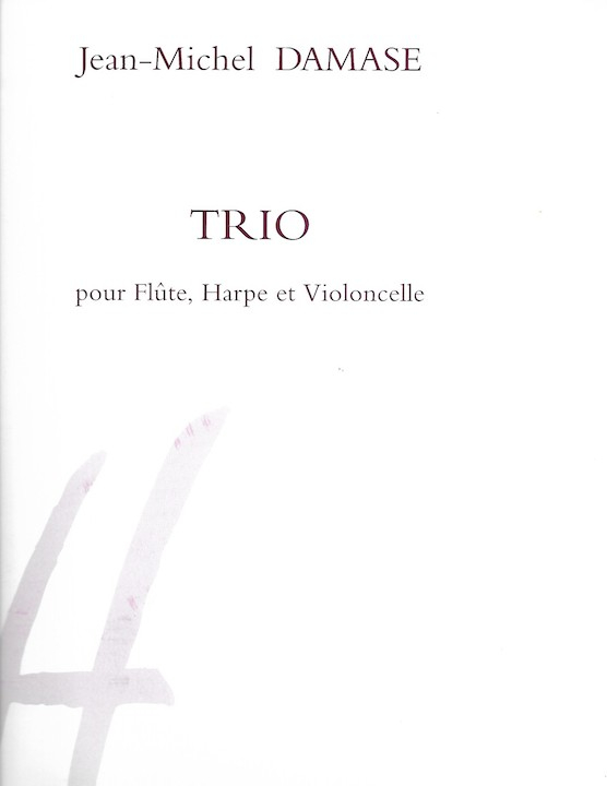 Damase, J-M :: Trio pour Flute, Harpe et Violoncelle