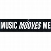 Bumper Sticker - Music Mooves Me