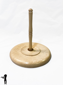 Natural Maple Handcrafted Wood Flute Stand