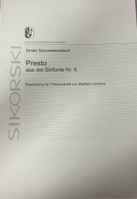 Shostakovich, D :: Presto aus der Sinfonie Nr. 9 [Presto from the Symphony Nr. 9]