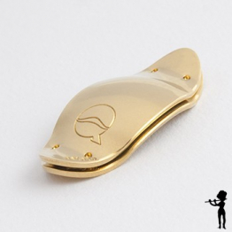 lefreQue Sound Bridge - Yellow Gold-Plated Red Brass (33mm)