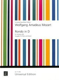 Mozart, WA :: Rondo in D, KV Anhang 184