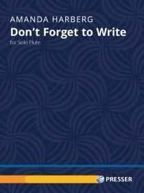 Harberg, A :: Don't Forget to Write