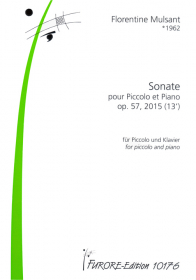 Mulsant, F :: Sonate pour Piccolo et Piano, op. 57