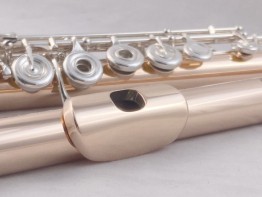 Burkart Flute Professional 9K Gold on Sterling Silver