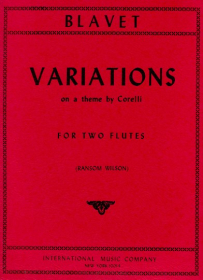 Blavet, M :: Variations on a Theme by Corelli
