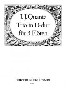 Quantz, JJ :: Trio in D-dur [Trio in D Major]