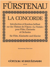Furstenau, M :: La Concorde (Introduction et Rondeau brillant sur des Themes de l'Opera 'La Vestale')