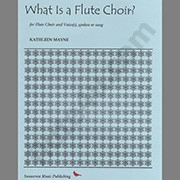 Mayne, K :: What Is a Flute Choir?