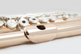 Brannen Brothers Flute 14k Rose Gold with Sterling Silver Mechanism