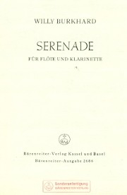 Burkhard, W :: Serenade