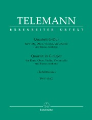 Telemann, GP :: Quartett G-Dur [Quartet in G major] TWV 43:G2