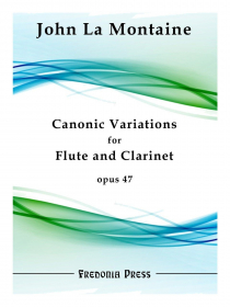 La Montaine, J :: Canonic Variations op. 47