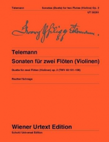 Telemann, G :: Sonaten fur zwei Floten (Violinen) op. 2