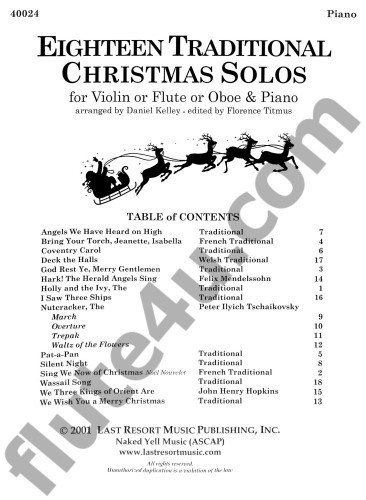 Traditional :: Eighteen Traditional Christmas Solos