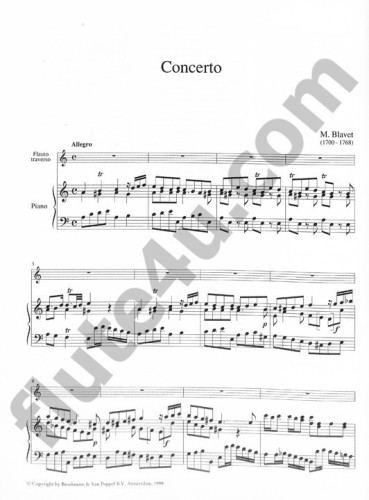 Blavet, M :: Concerto in A minor