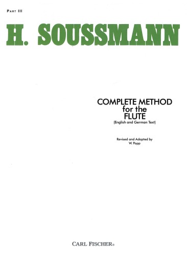 Soussmann, H :: Complete Method for the Flute Part III