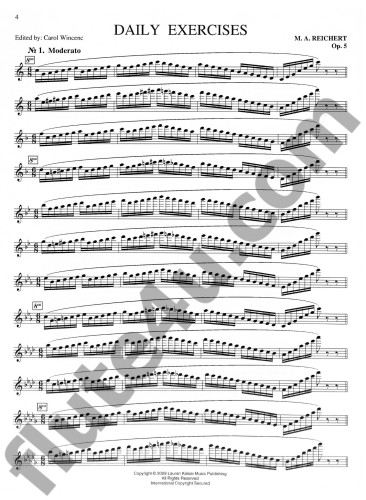 Reichert, MA :: Seven Daily Exercises op. 5
