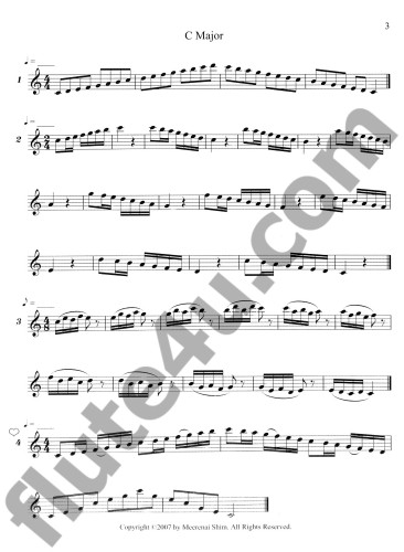 Shim, M :: Scale Studies for Beginner and Intermediate Flutists