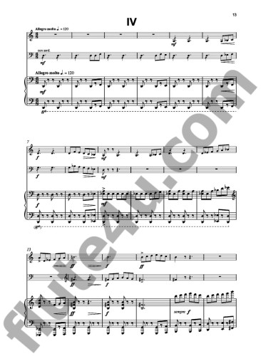 van de Vate, N :: Trio for Alto Flute, Horn, and Piano