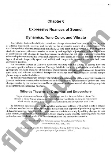 The Gilbert Legacy, Book 1: Methods, Exercises, and Techniques for the Flutist