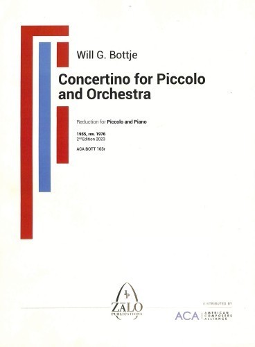 Bottje, WG :: Concertino for Piccolo and Orchestra