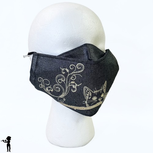 Handmade Mask with Flute Design