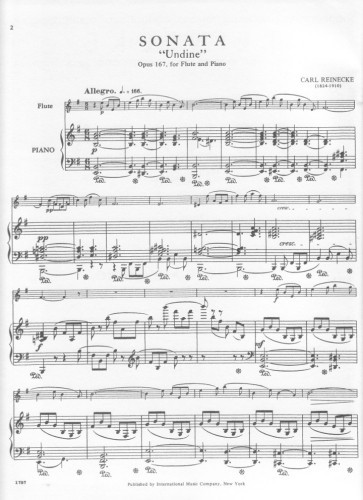 Reinecke, C :: Sonata 'Undine' op. 167