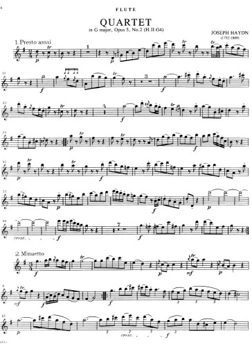 Haydn, J :: Six Quartets Volume 1