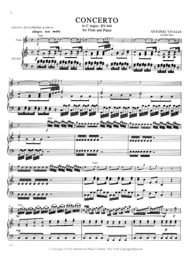 Vivaldi, A :: Concerto in C major, RV 444