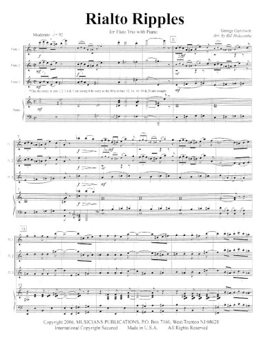 Gershwin, G :: Rialto Ripples