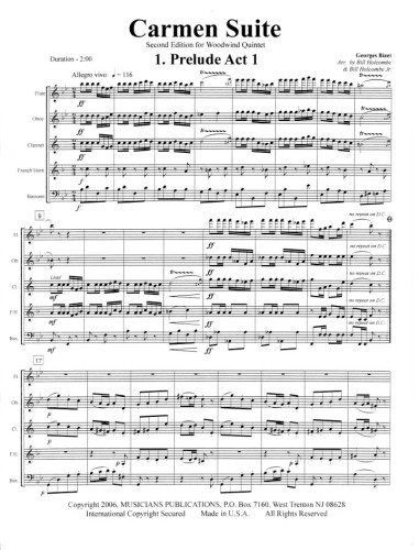 Bizet, G :: The Carmen Suite