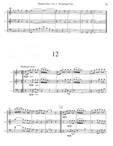Reicha, A :: Twenty Four Trios Opus 82 - Volume 2