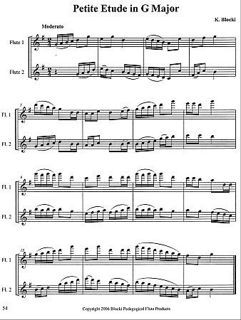 Various :: Blocki Flute Method: Supplemental Duets - Book 2