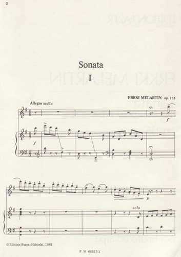 Sonata op. 135 - Score