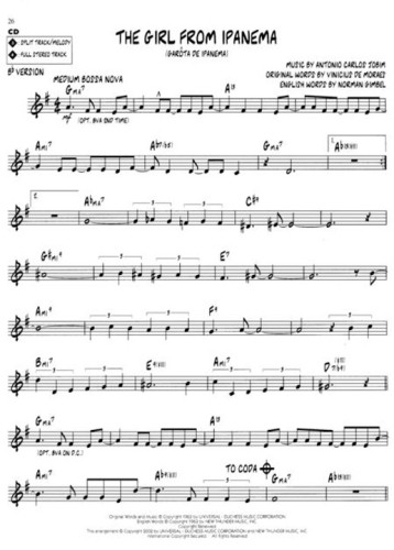 Jobim, AC :: Jazz Play-Along: Volume 8 - Antonio Carlos Jobim and the Art of Bossa Nova