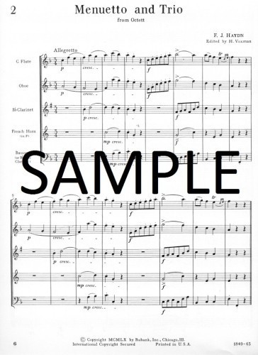 Various :: Ensemble Repertoire for Woodwind Quintet - Full Score