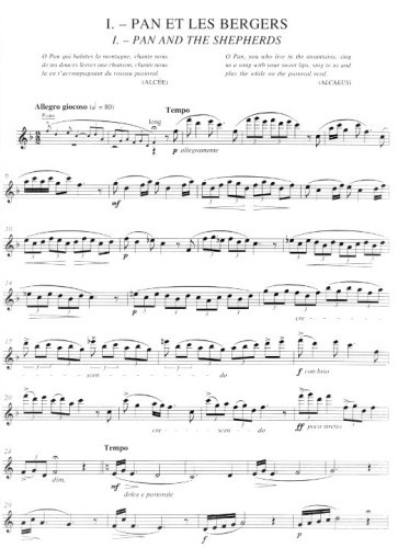 Mouquet, J :: La Flute de Pan op. 15