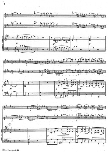 Bach, JC :: Divertissement